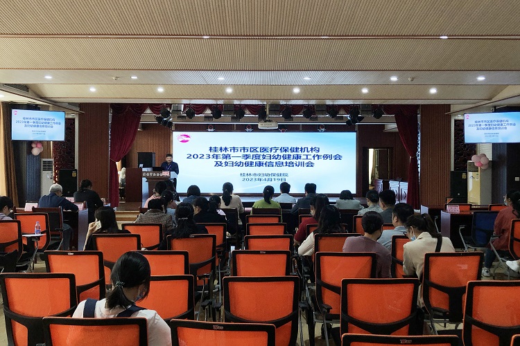 桂林市市区医疗保健机构2023年第一季度妇幼健康工作例会及妇幼健康信息培训会顺利召开