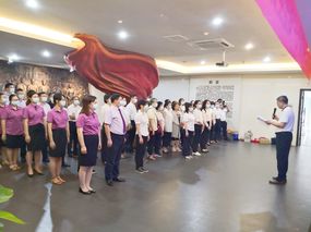 桂林市妇幼保健院携手市妇联、八办共办“牢记领袖嘱托 喜迎二十大”庆“七一”政治生日活动